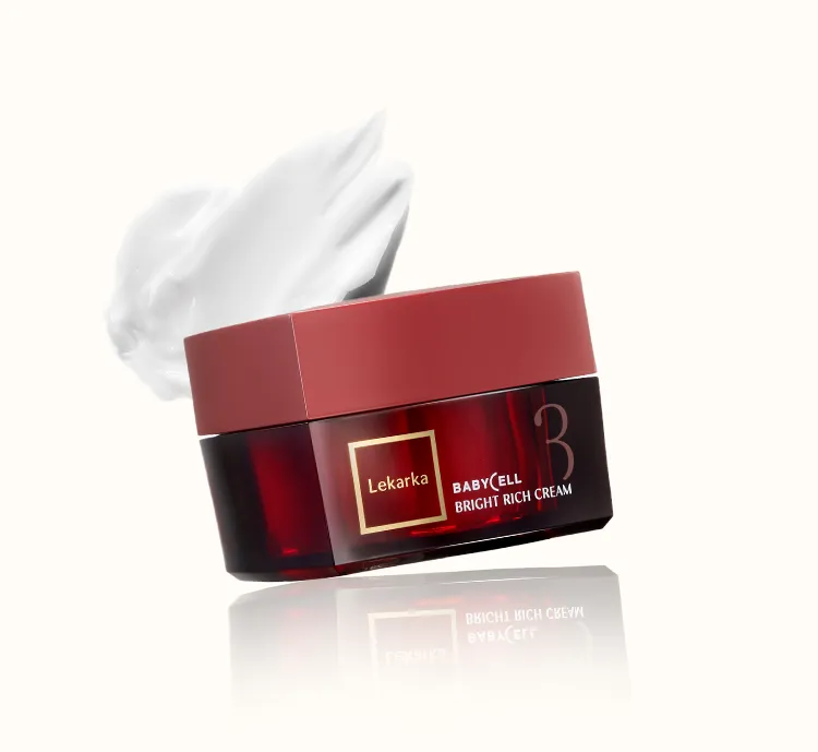 レカルカ BABY CELL ブライトリッチクリームの製品イメージ｜透明感とハリのある肌へ導くスキンケアクリーム